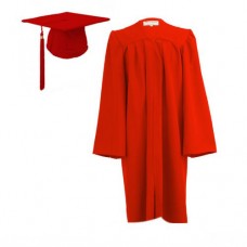 Graduation Gown Set in Matt Finish